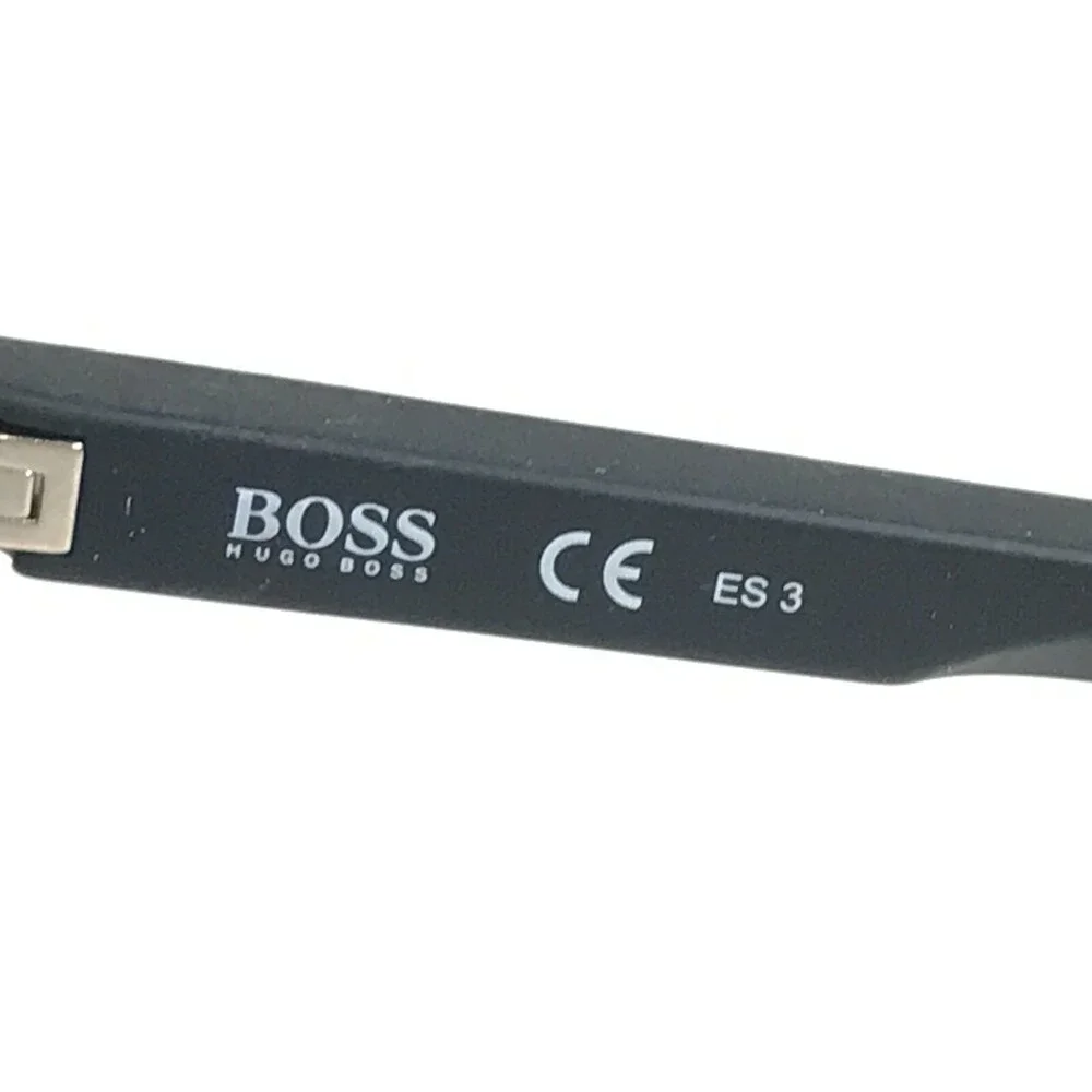 Hugo Boss BOSS 0921/S 807IR Black Square Frames with Black Lenses 55-17-145